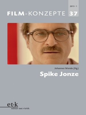 cover image of FILM-KONZEPTE 37--Spike Jonze